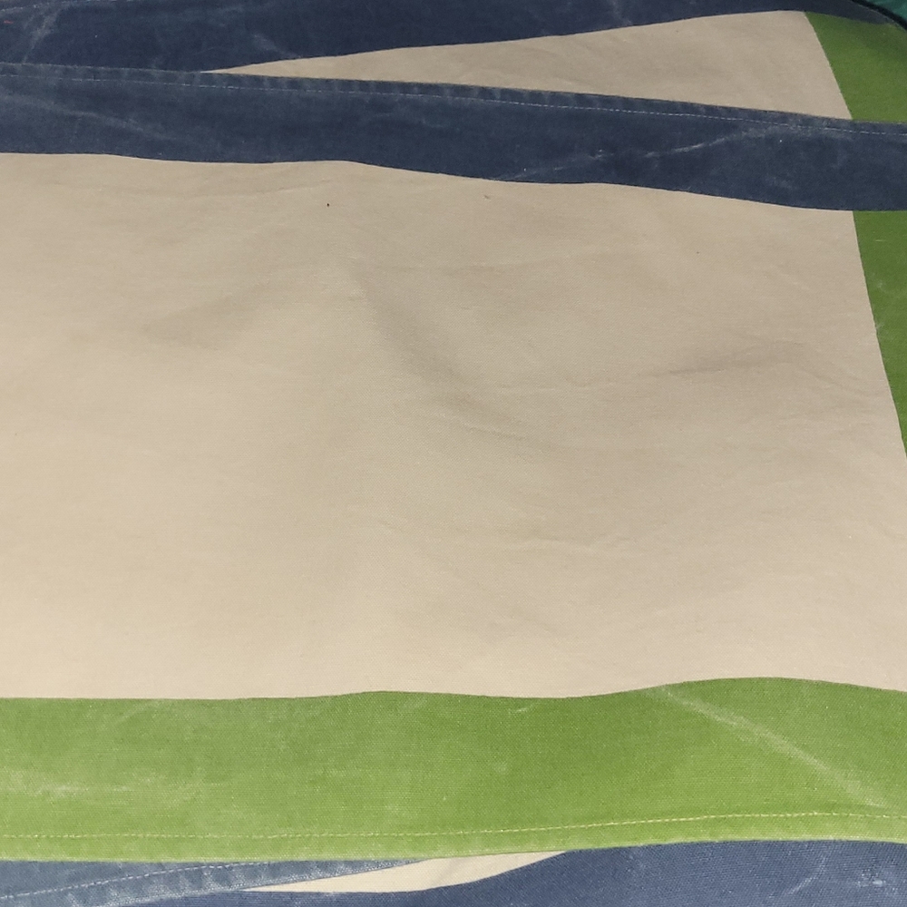 Beige, blue and green placemats  - set of 4